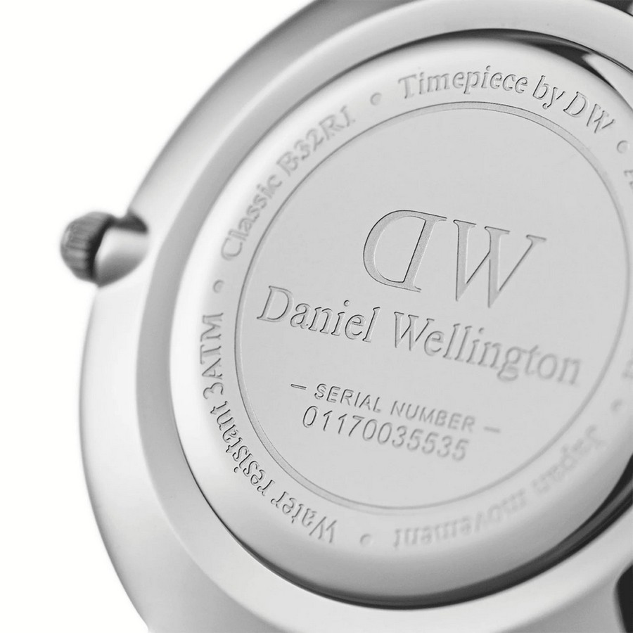 Đồng Hồ Dw Daniel Wallington Petite Reading Nữ Đen Xám